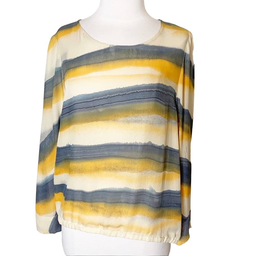 NWT Raquel Allegra chiffon‎ silk sweatshirt